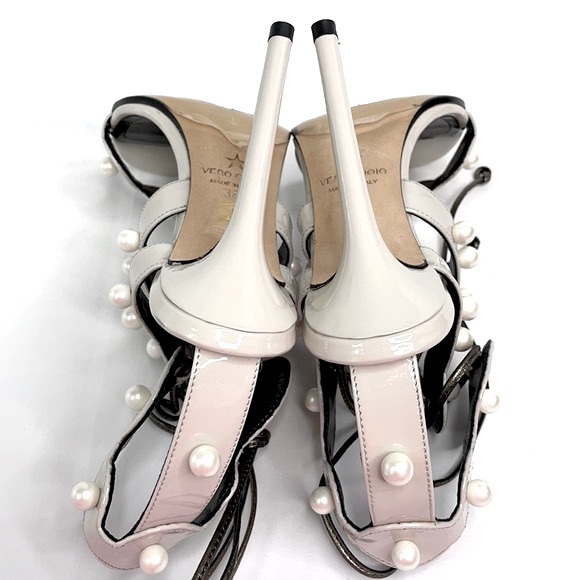 *New Marc Ellis Women's Pearl Embellished Sandals - Picture 9 of 9